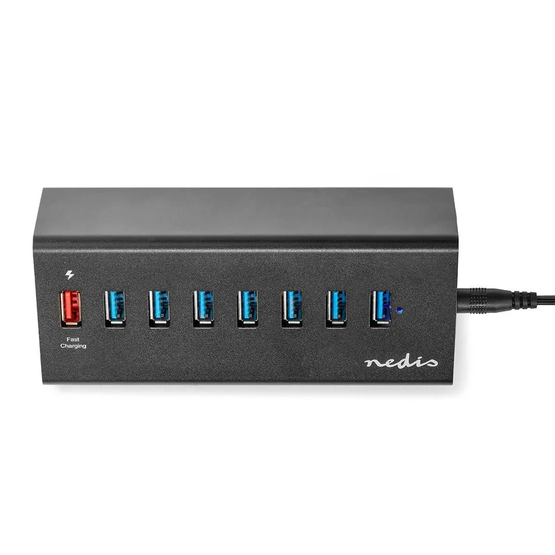 USB-Hub USB Micro-B Female - USB-A Female - QC3.0 / USB 3.2 Gen 1