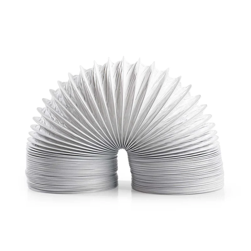 PVC Luchtafvoerslang 100 mm - Geschikt voor: Luchtventilatie / Wasdrogers - Wit