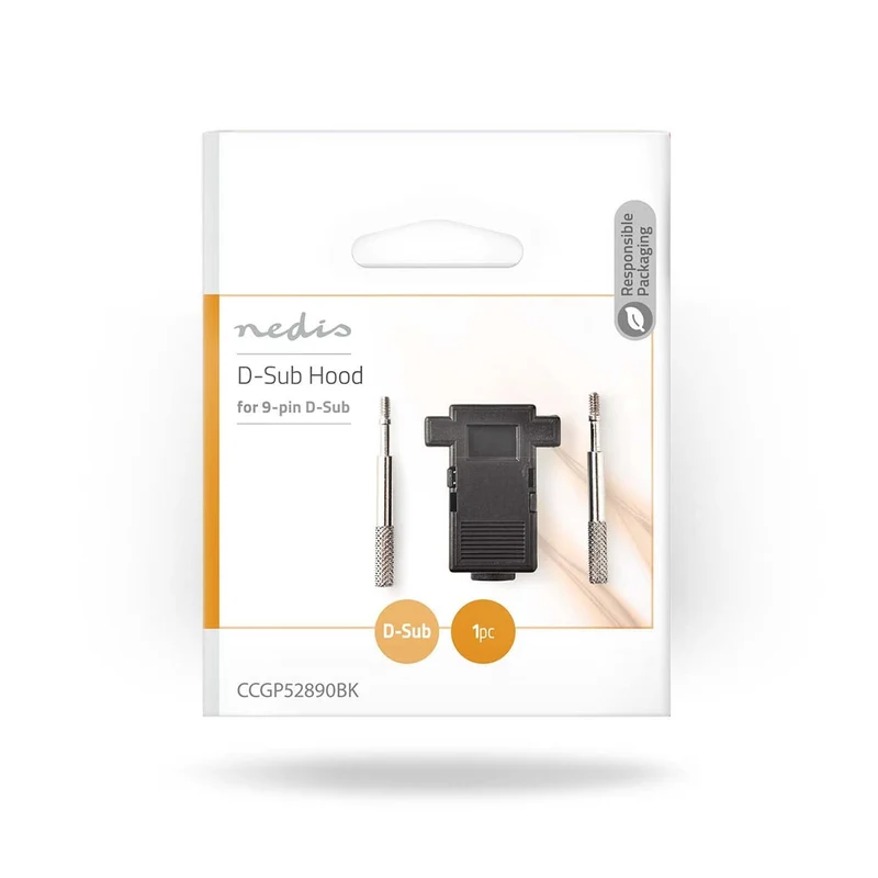 D-Sub-Connectorbehuizing D-SUB 9-Pin - Neutraal - Vernikkeld
