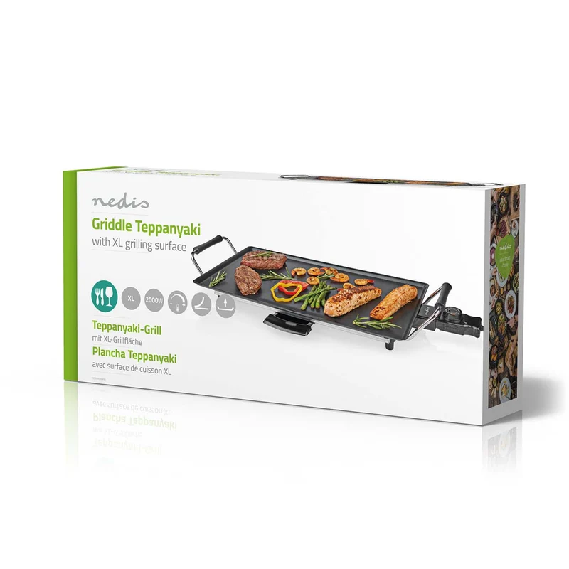 Teppanyaki Tafelgrill 5 Warmte Standen