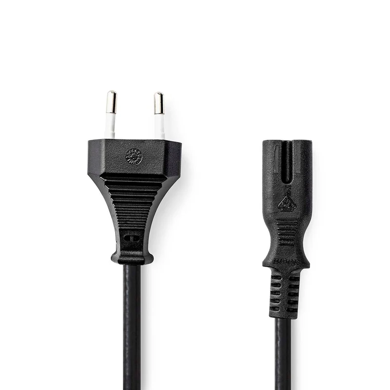 Stroomkabel Euro Male - IEC-320-C7 - Recht