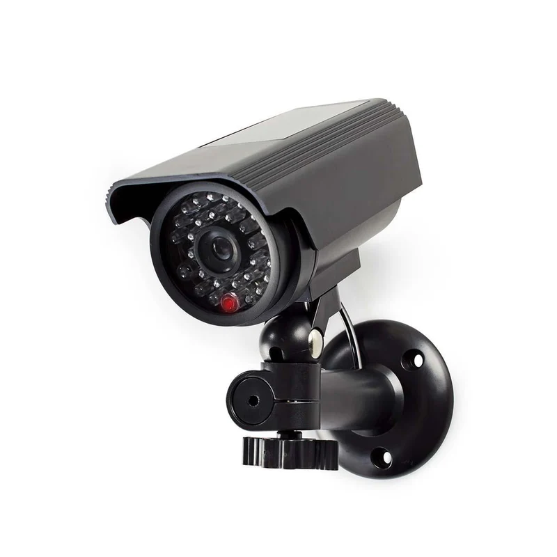 Dummy Beveiligingscamera Bullet - IP44 - Batterij Gevoed / Solar Powered