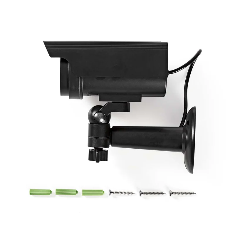 Dummy Beveiligingscamera Bullet - IP44 - Batterij Gevoed / Solar Powered