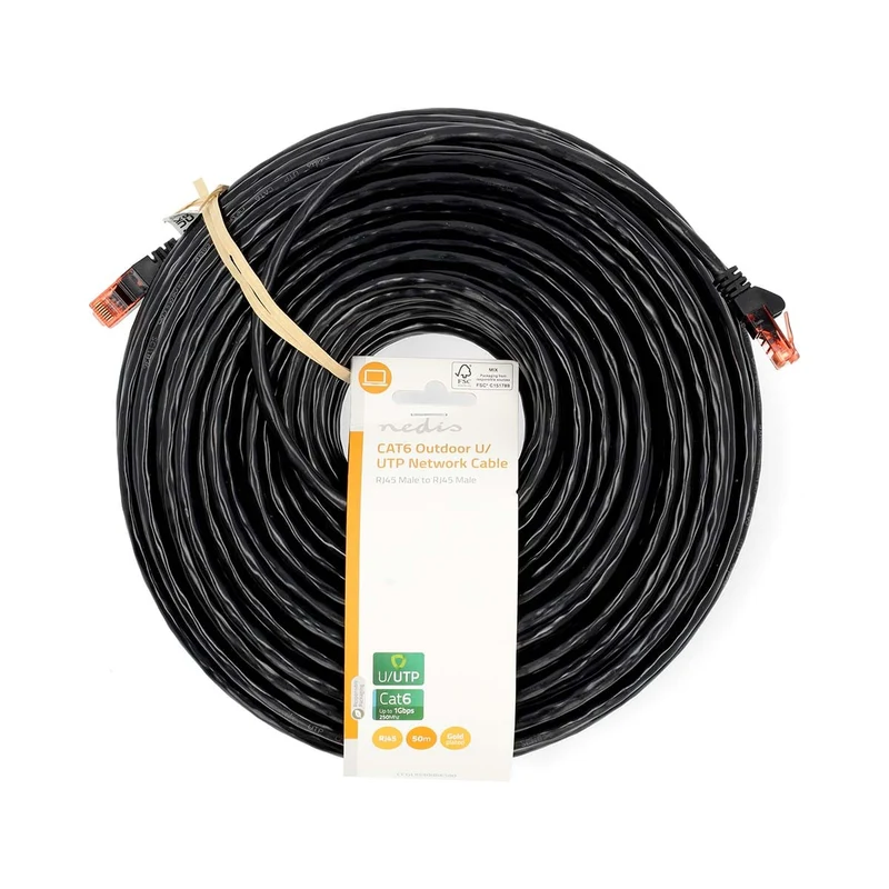 CAT6 Netwerkkabel RJ45 Male - RJ45 Male - U/UTP