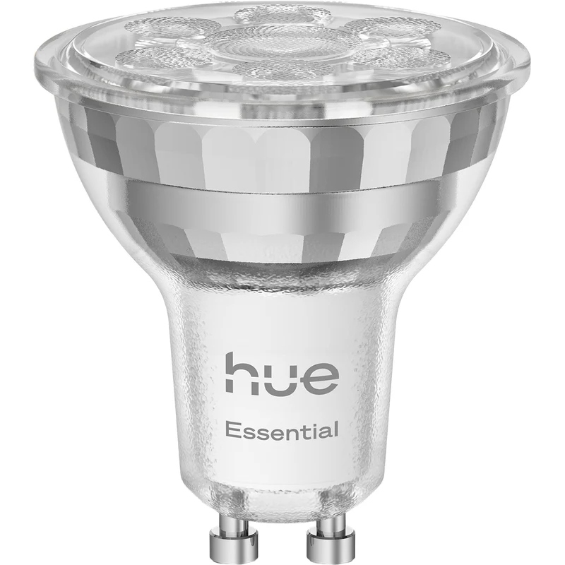 Philips Hue Essential GU10 Spotlight Smart Bulb, 3-pack