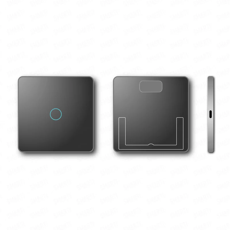 Smartify vPRO Comando de Cenários 1 Botão (3 Cenários) Zigbee Preto - SYPC01ZBPR
