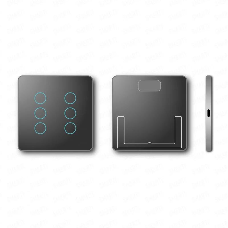 Smartify vPRO Comando de Cenários 6 Botões (18 Cenários) Zigbee Preto - SYPC06ZBPR