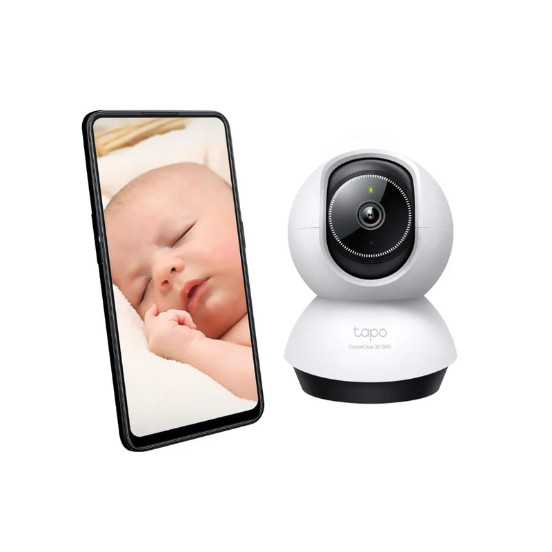 TP-Link Câmara de Vigilância IP (WiFi) Motorizada Pan/Tilt 2K 4mm IR 10m - Tapo TC72
