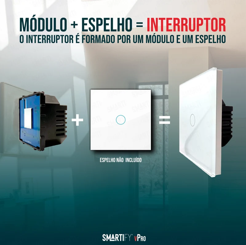 Smartify vPRO Módulo Tomada Inteligente Wifi c/ Medidor de Energia Preto - SYPMTEWFPR