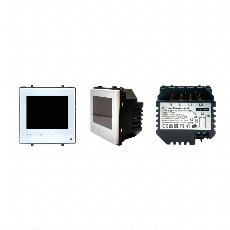 Smartify vPRO Módulo Termóstato piso Radiante Elétrico Inteligente Zigbee em Branco - SYPMTTEZBBR