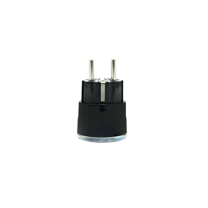 Shelly Tomada inteligente WiFi e Bluetooth compatível com Matter em Preto - Shelly Plug S Gen 3