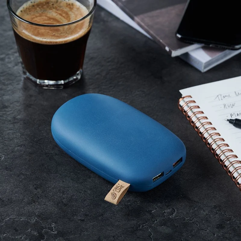 GreyLime Power Stone ll 10.400 mAh, USB-C PD og USB-A, Blå