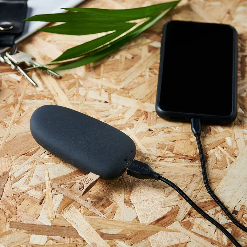 GreyLime Power Stone ll, 5.200 mAh powerbank, Sort