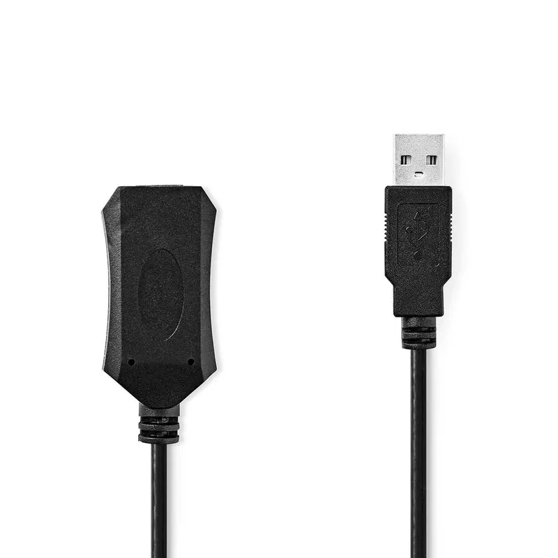 Actieve USB-Kabel USB 2.0 - USB-A Male - USB-A Female