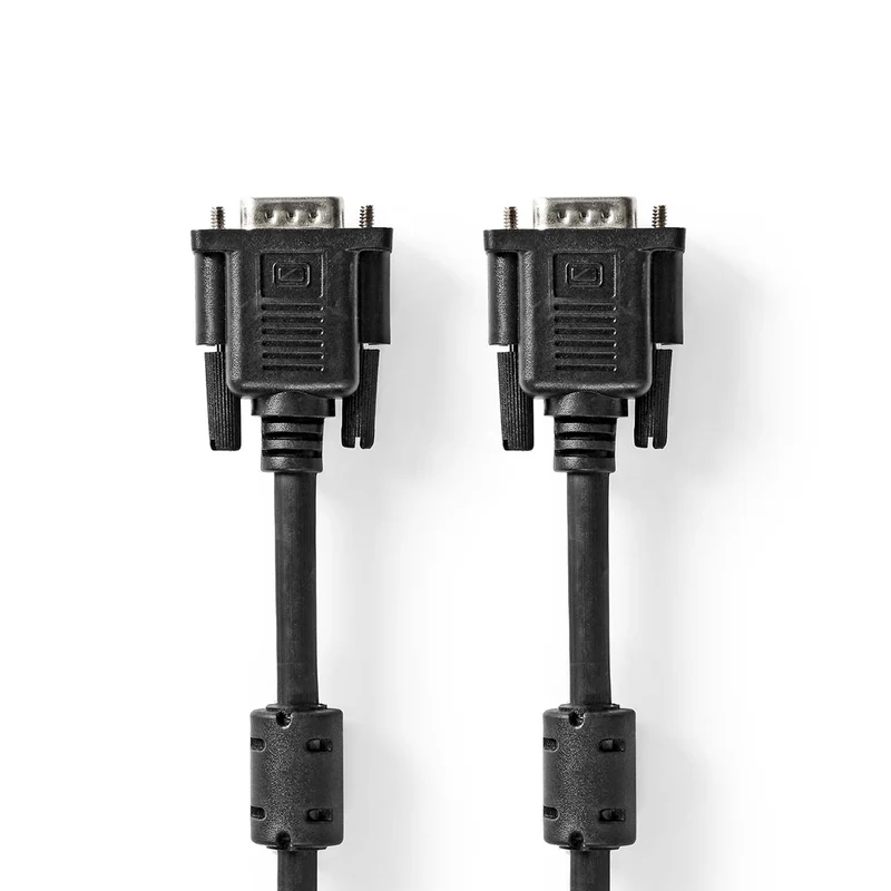 VGA-Kabel VGA Male - VGA Male - Vernikkeld