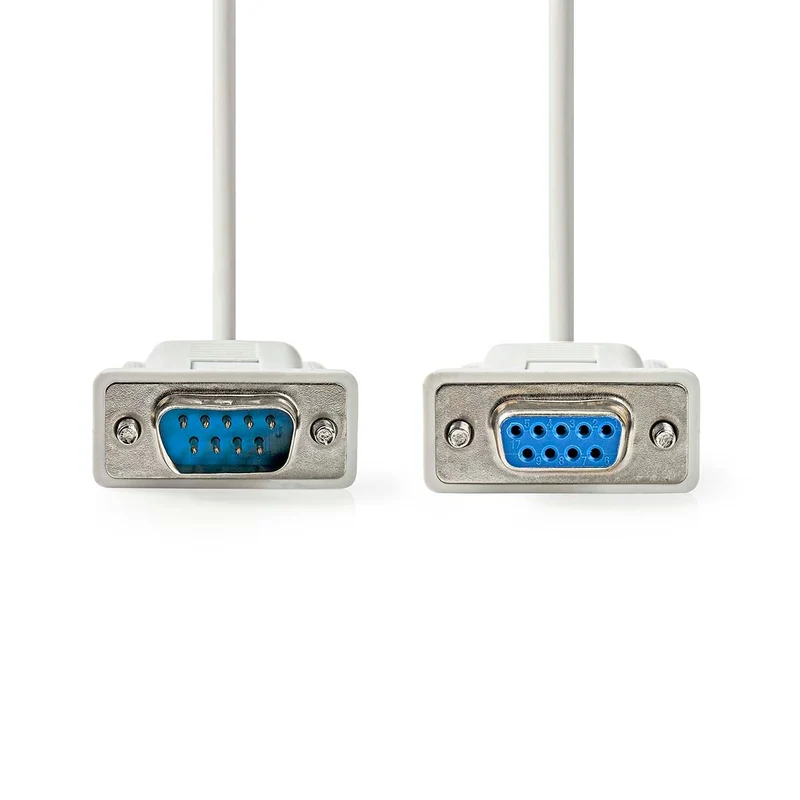 Seriële Kabel D-SUB 9-Pins Male - D-SUB 9-Pins Female - Vernikkeld