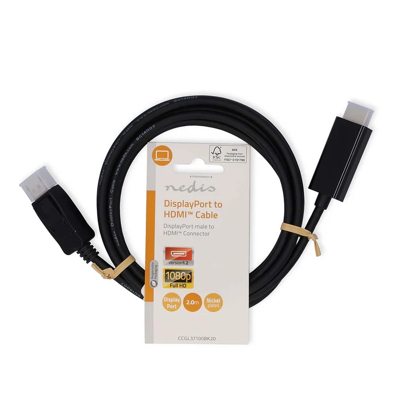 DisplayPort-Kabel DisplayPort Male - HDMI™ Connector - 1080p