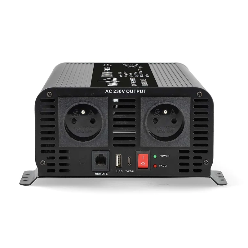 Omvormer Pure Sinusgolf Apparaat stroomoutput: Type E (CEE 7/5) / USB-A / 1x USB-C™ - 230 V AC 50 Hz - 1000W