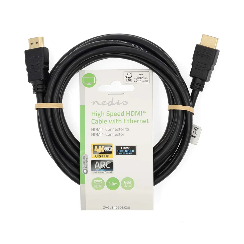 High Speed HDMI™-Kabel met Ethernet HDMI™ Connector - HDMI™ Connector - 4K@60Hz