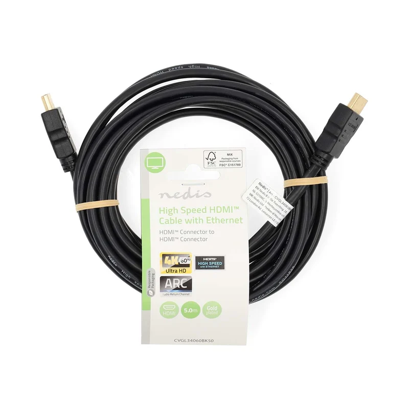 High Speed HDMI™-Kabel met Ethernet HDMI™ Connector - HDMI™ Connector - 4K@60Hz