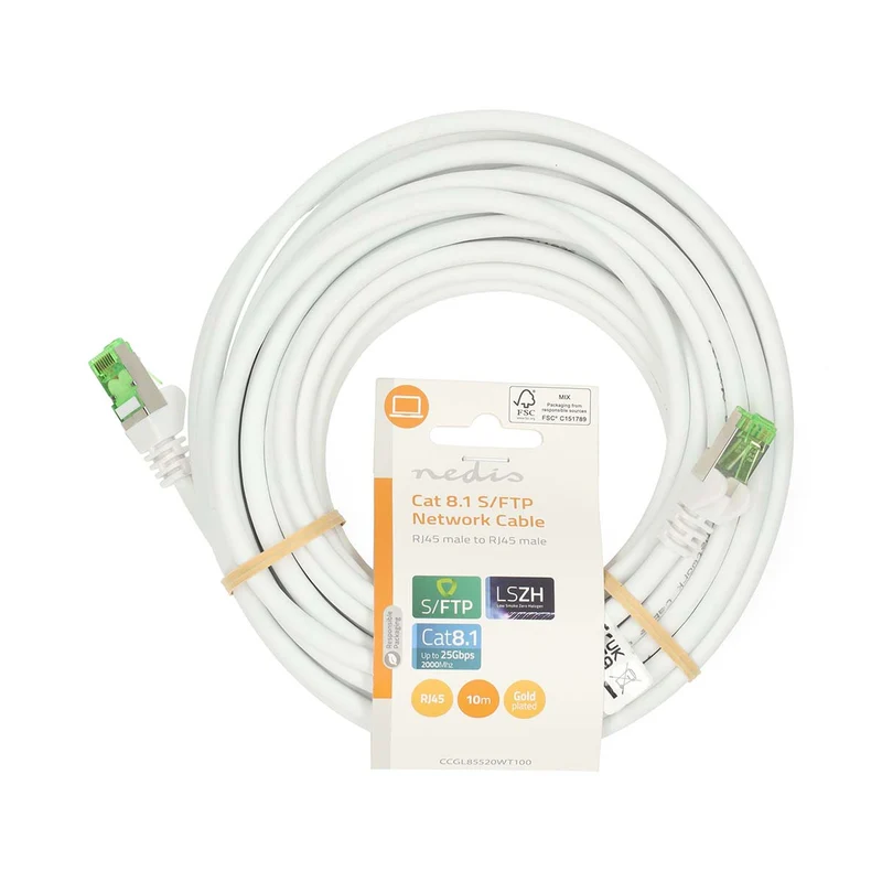 Cat 8.1 Netwerkkabel S/FTP - RJ45 Male - RJ45 Male