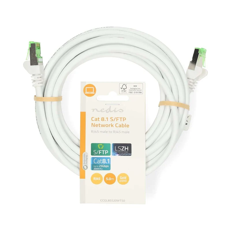 Cat 8.1 Netwerkkabel S/FTP - RJ45 Male - RJ45 Male
