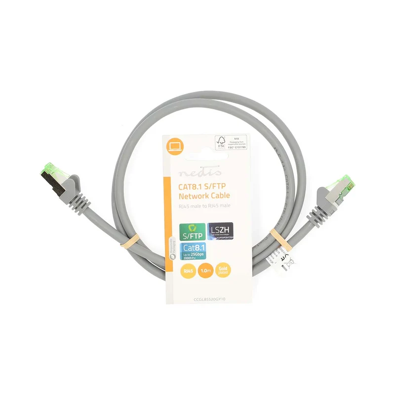 Cat 8.1 Netwerkkabel S/FTP - RJ45 Male - RJ45 Male