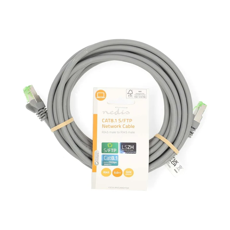 Cat 8.1 Netwerkkabel S/FTP - RJ45 Male - RJ45 Male
