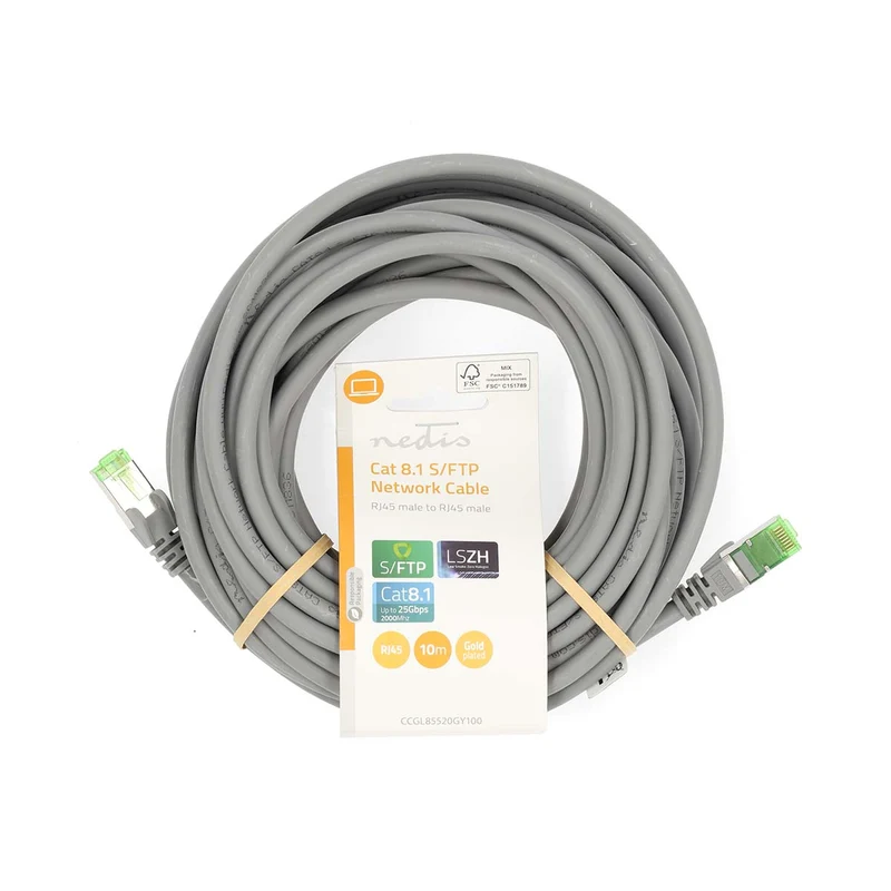 Cat 8.1 Netwerkkabel S/FTP - RJ45 Male - RJ45 Male