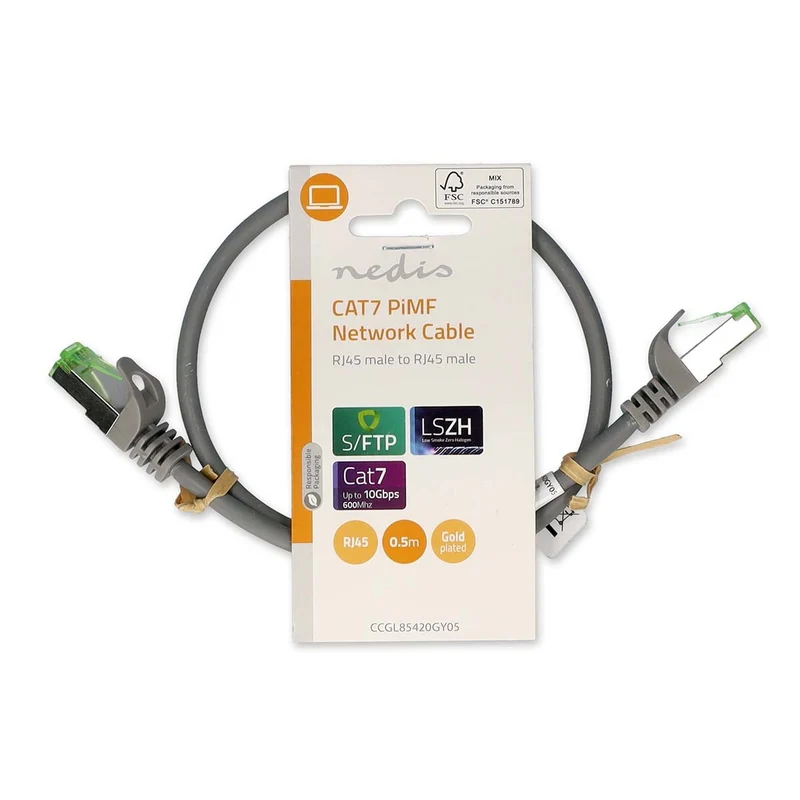 CAT7 Netwerkkabel S/FTP - RJ45 Male - RJ45 Male