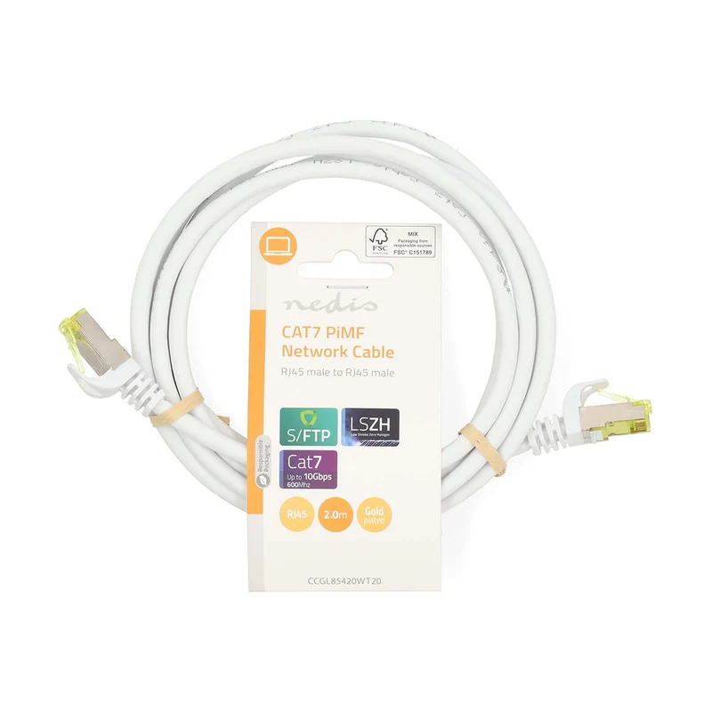 CAT7 Netwerkkabel S/FTP - RJ45 Male - RJ45 Male