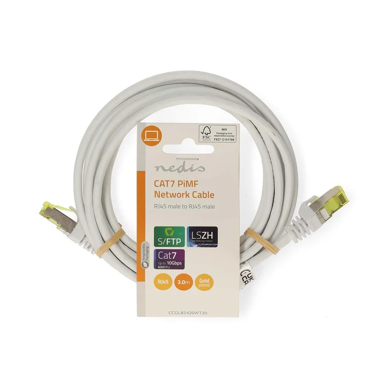 CAT7 Netwerkkabel S/FTP - RJ45 Male - RJ45 Male