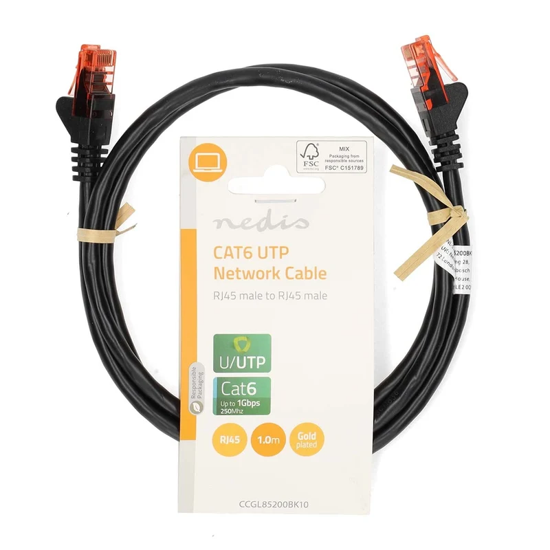 CAT6 Netwerkkabel RJ45 Male - RJ45 Male - U/UTP