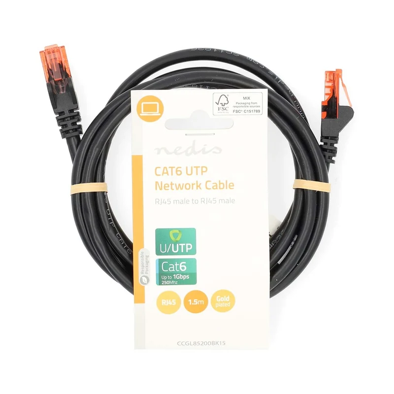CAT6 Netwerkkabel RJ45 Male - RJ45 Male - U/UTP
