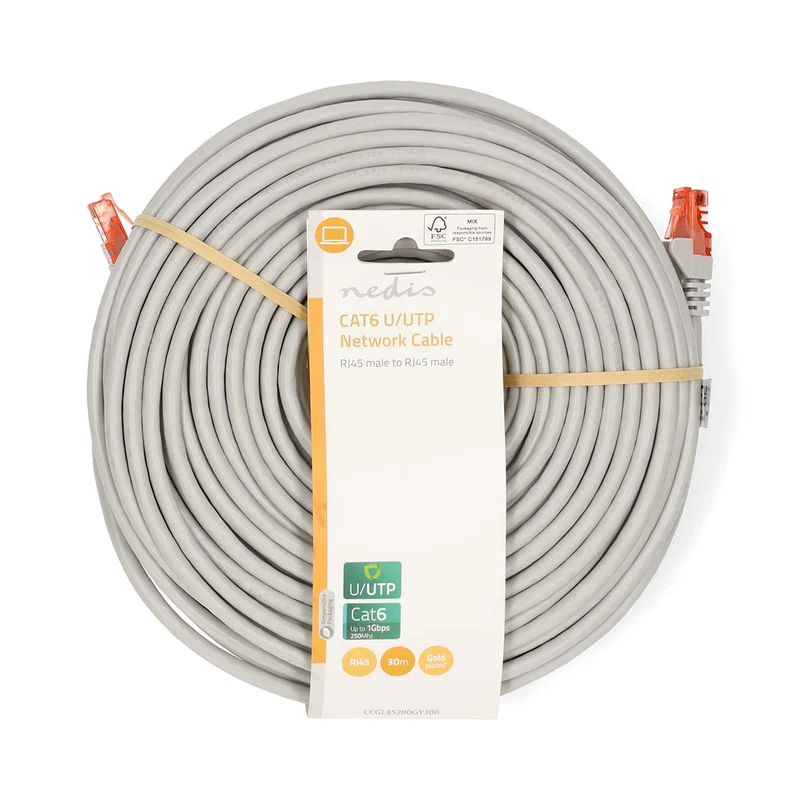 CAT6 Netwerkkabel RJ45 Male - RJ45 Male - U/UTP