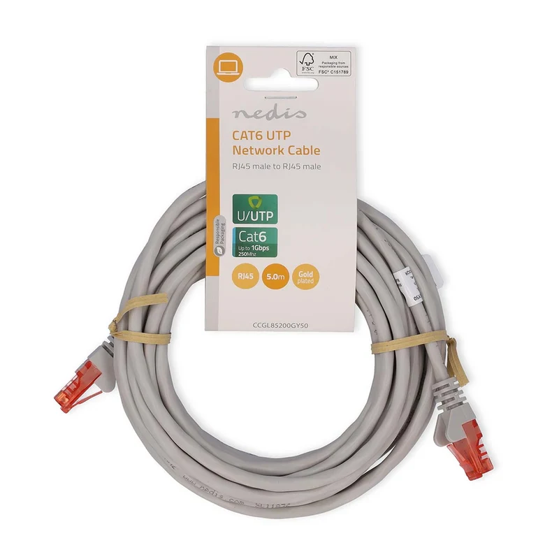 CAT6 Netwerkkabel RJ45 Male - RJ45 Male - U/UTP