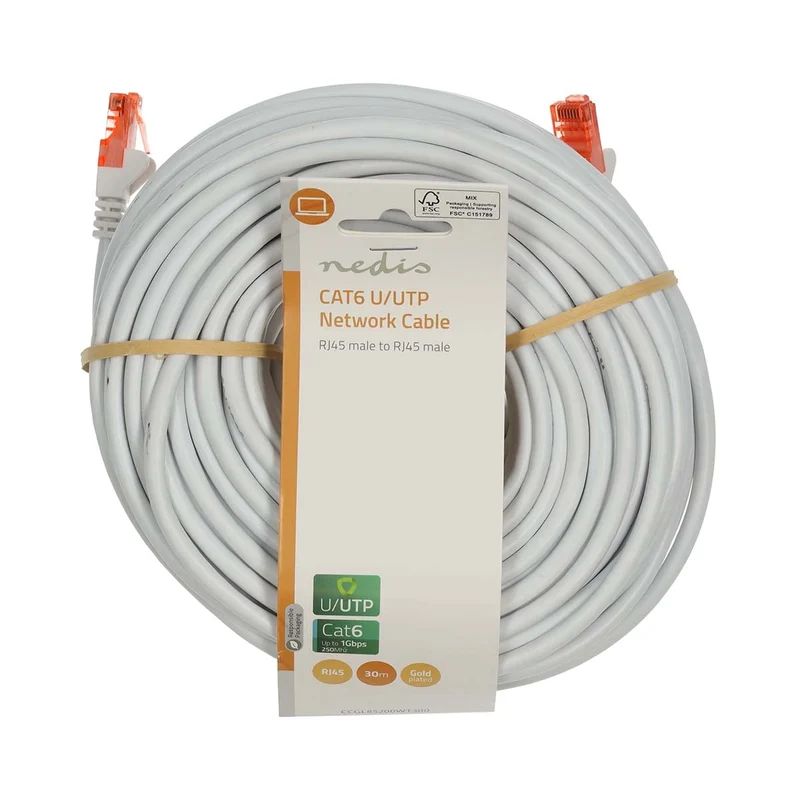 CAT6 Netwerkkabel RJ45 Male - RJ45 Male - U/UTP