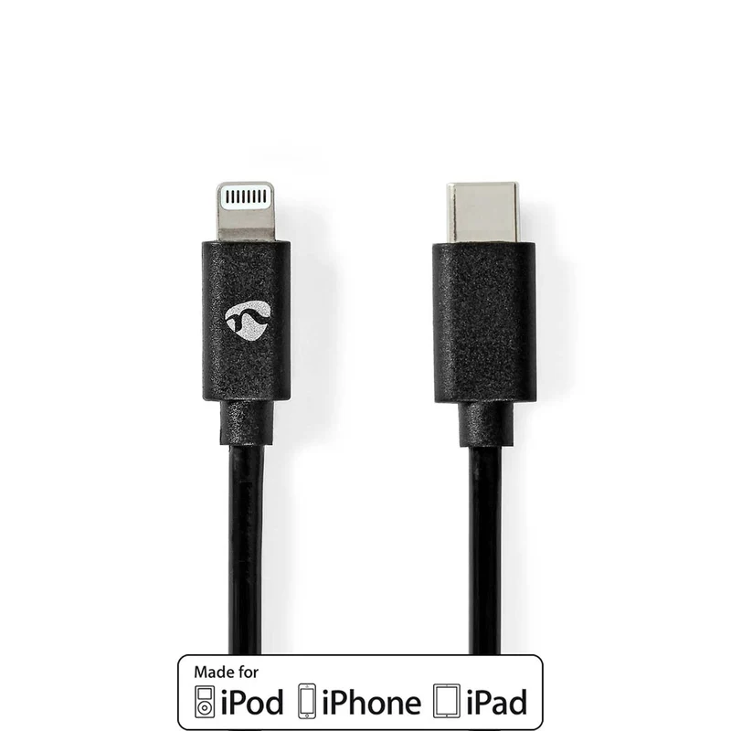 Lightning Kabel USB 2.0 - Apple Lightning 8-Pins - USB-C™ Male