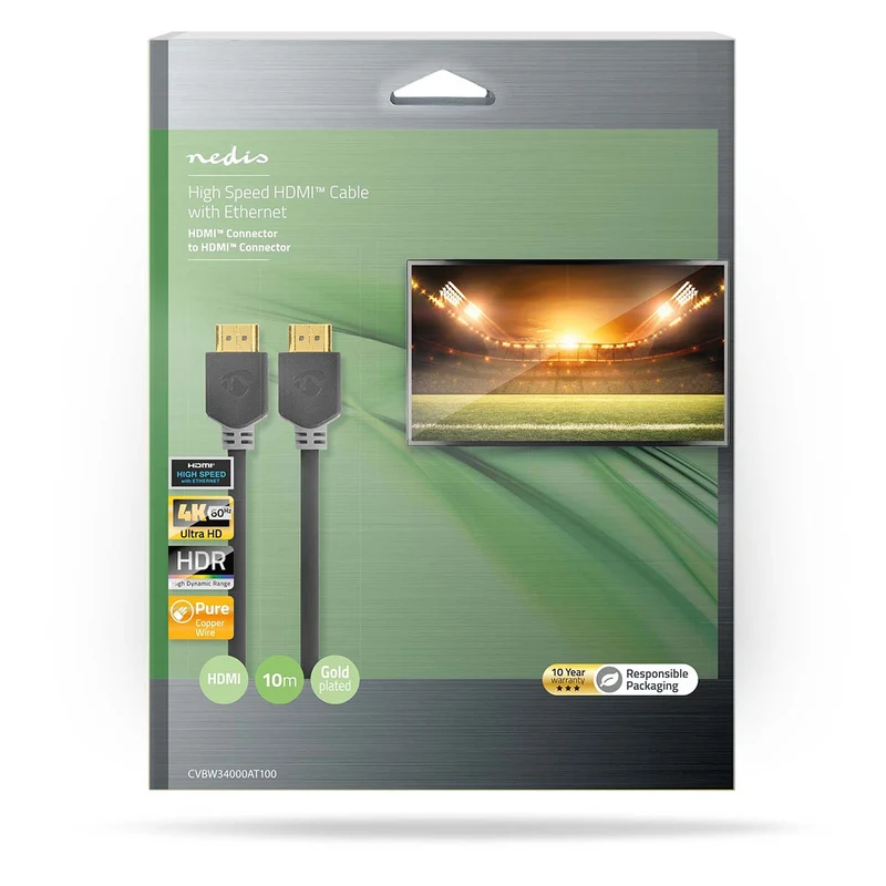 High Speed HDMI™-Kabel met Ethernet HDMI™ Connector - HDMI™ Connector - 4K@60Hz
