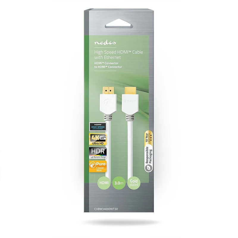 High Speed HDMI™-Kabel met Ethernet HDMI™ Connector - HDMI™ Connector - 4K@60Hz