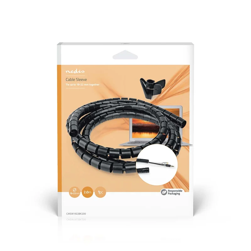 Kabelmanagement Spiraalvormige sleeve - 1 Stuks - PE