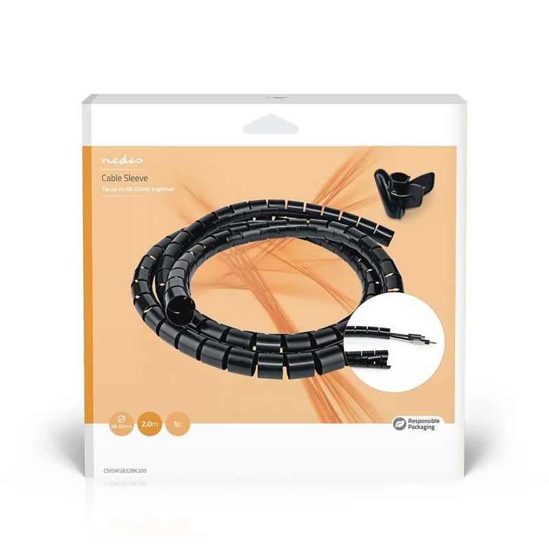 Kabelmanagement Spiraalvormige sleeve - 1 Stuks - PE
