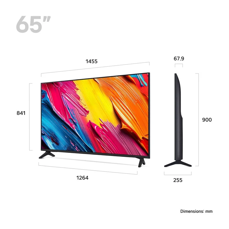 65 inch LG QNED AI QNED70 4K Smart TV 2025