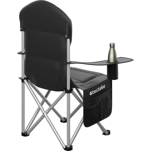 Padded camping chair MTX, foldable, with cup holder