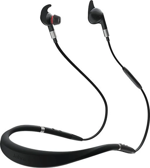 Jabra Evolve 75e + Link 370 MS Bluetooth Noise-Cancelling Earbuds