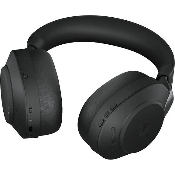 Jabra Evolve2 85 LINK380C MS Wireless Headset with Noise Cancelling, Black