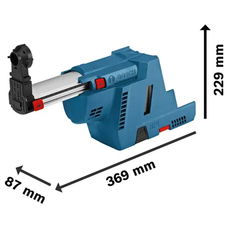 Integrated aspirator Bosch GDE 18V-16 PRO