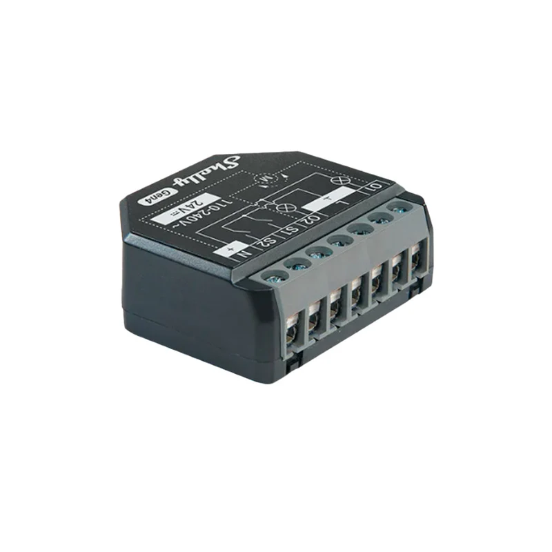 Shelly 2PM Gen4 - Módulo para Estores e Interruptores de 2 canais WiFi/BT/Zigbee/Matter