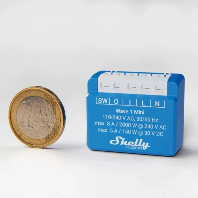 Shelly Qubino Z-Wave 1 Mini - Módulo Z-Wave