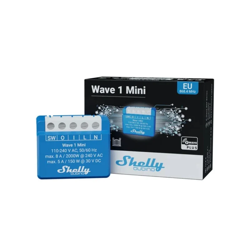 Shelly Qubino Z-Wave 1 Mini - Módulo Z-Wave